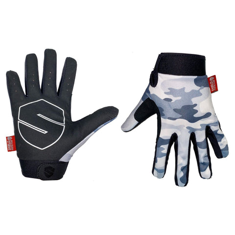 Shield Protectives Gloves White Camo